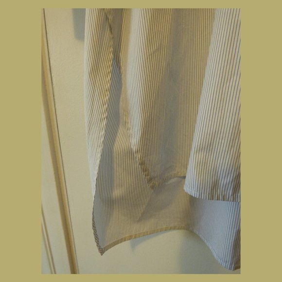 WOOYOUNGMI - Two-length lateral slit white shirt - Sz 52 - Picture 6 of 12